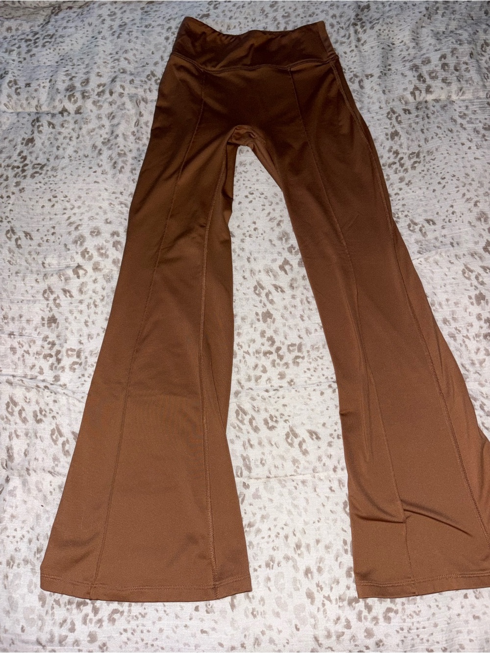 PINK Victoria's Secret Brown Flared Leggings